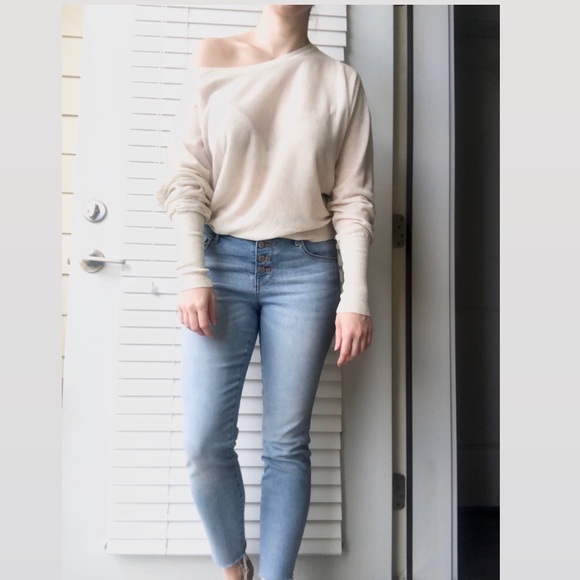 Zara Sweaters - NWOT Zara Semi Sheer Dolman Sleeve Sweater Size M